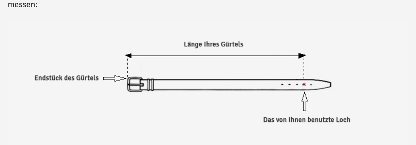 Falknergürtel nach Maß