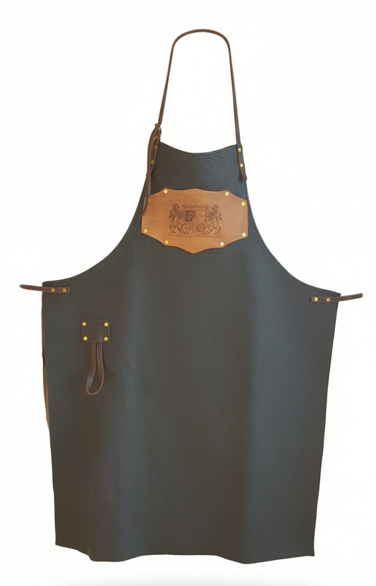 Leder- Grillschürze
